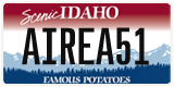 Idaho, Vanity Plates
