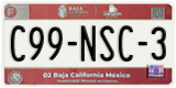 Baja California, Border zone (A00-AAA-0)