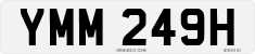 License plate of the United Kingdom, 1963 year system