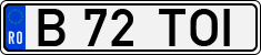 License plate of Romania, Regular plates