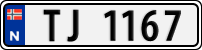 License plate of Norway, Trailers, motorcycles, special vehicles