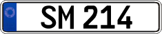 Non-recognized and partially recognized states, Regular plates (AB 123)