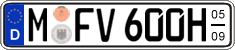 German license plate, Seasonal plates (Oldtimers)