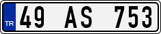 License plate of Turkey, Regular plates