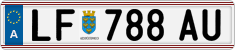 License plate of Austria, Regular plates