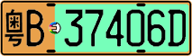 License plate of China, Electric vehicles