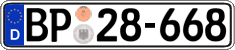 German license plate, Authorities and federal agencies
