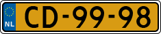 License plate of the Netherlands, Diplomatic