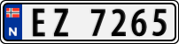 License plate of Norway, Trailers, motorcycles, special vehicles