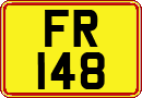 Non-recognized and partially recognized states, Regular plates (AB 123)