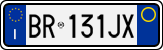 License plate of Italy, Cars (1994 year series)