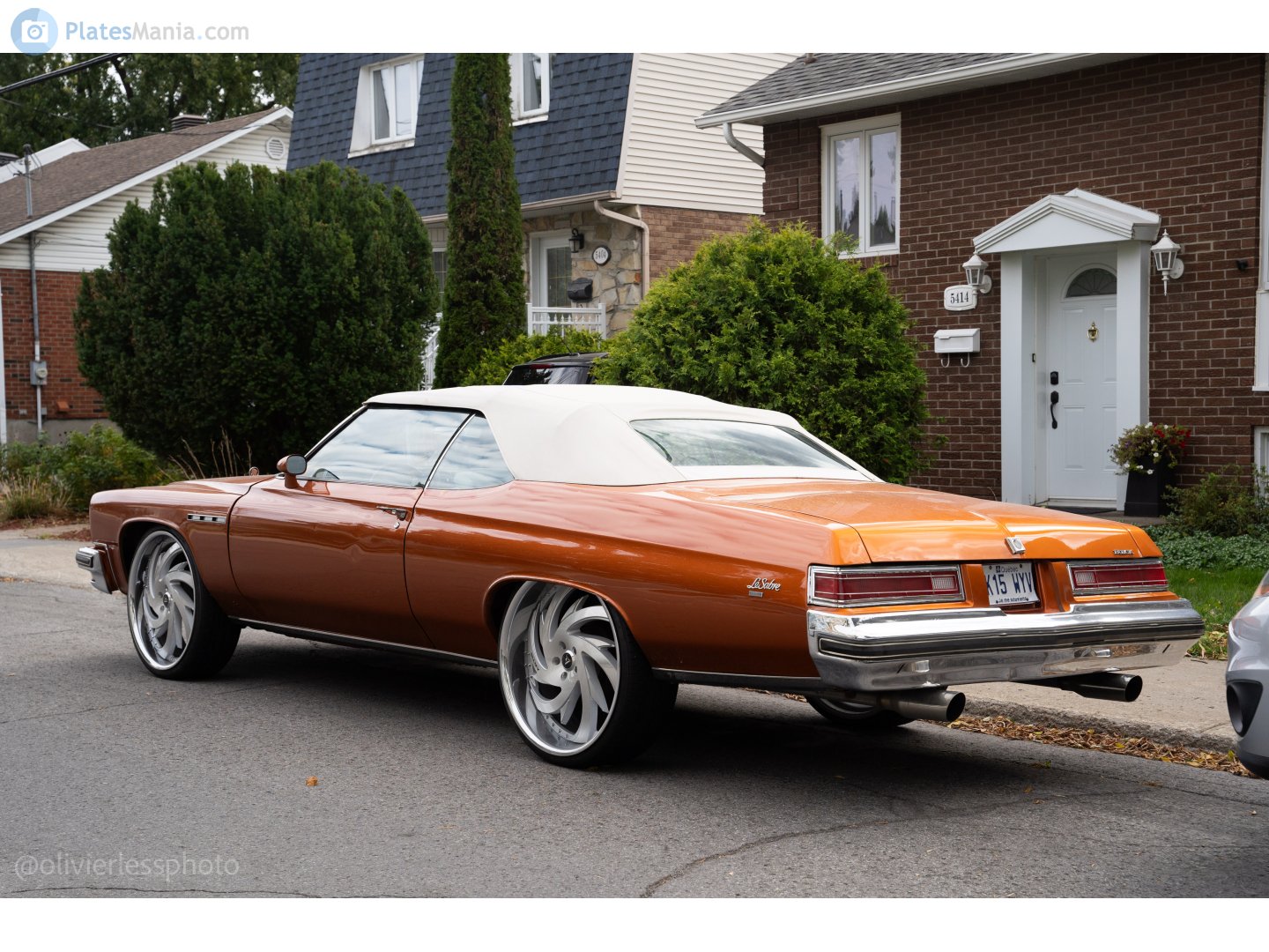 K15 WYV, Buick LeSabre 4th gen 1975 Custom Convertible (B-body), 4th facelift, 1974–1975