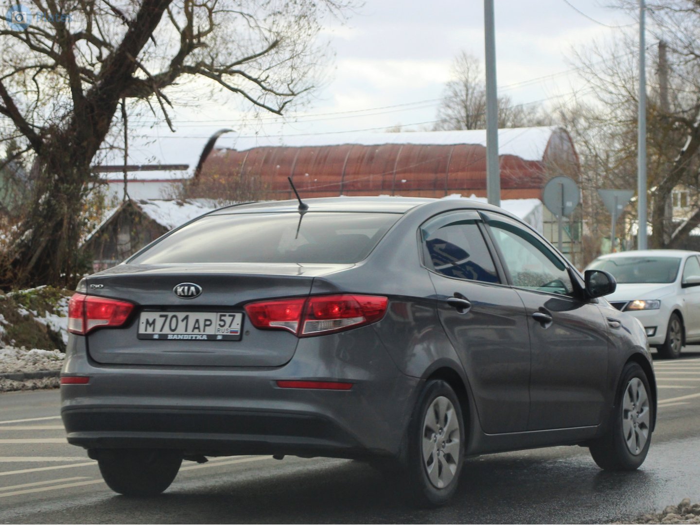 м 701 ар 57, Kia Rio 3rd gen Sedan (QB; CIS-market), facelift, 2015–2017