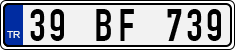 License plate of Turkey, Regular plates