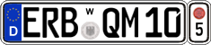 German license plate, Transferable license plates