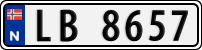 License plate of Norway, Trailers, motorcycles, special vehicles