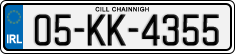 License plate of Ireland, Regular plates