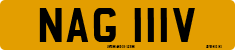 License plate of the United Kingdom, 1963 year system