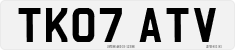 License plate of the United Kingdom, 2001 year system