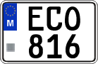 License plate of Malta, Regular plates (ABC 123)