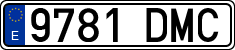 License plates of Spain, Ordinary (2000)
