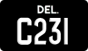 Delaware, Commercial vehicles (C12345)