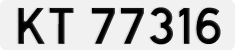 License plate of Norway, Cars