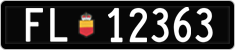 License plate of Liechtenstein, Cars