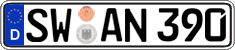 German license plate, Regular plates