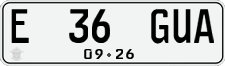 License plate of Indonesia, Regular plates