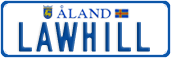 License plate of Åland, Vanity Plates
