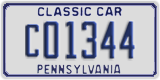 Pennsylvania, Classic Vehicle/Car (C12345)