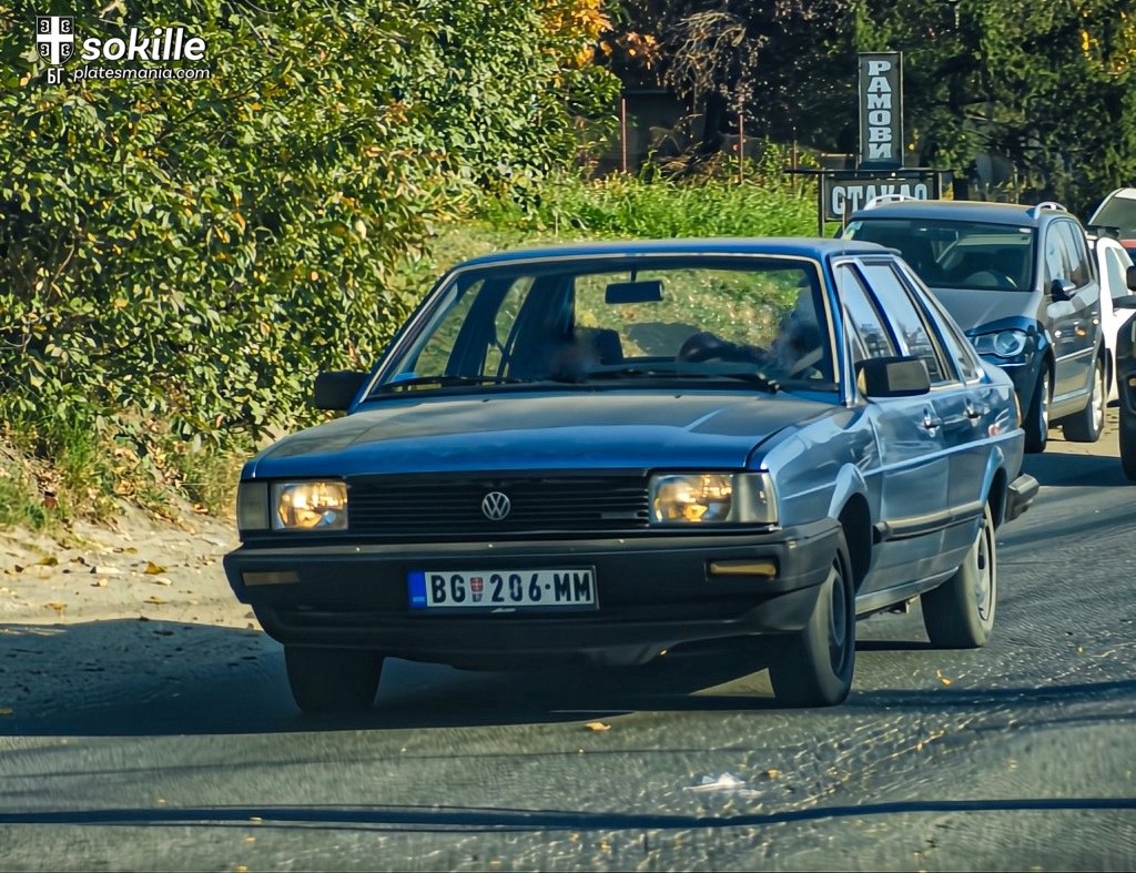 BG 206-MM, Volkswagen Santana 1st gen Sedan, 1981–1989 (–2012 for CN-market)