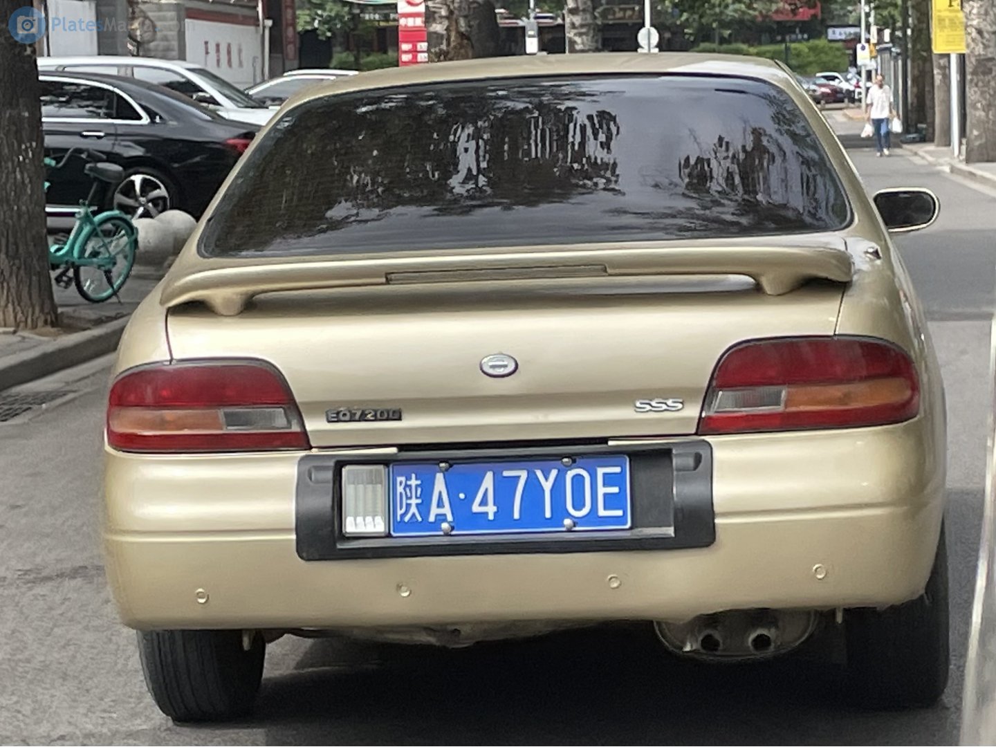 陕A·47Y0E, Nissan Bluebird 9th gen Sedan (U13), 1991–1995