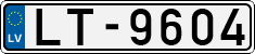 License plate of Latvia, Regular car plates