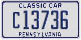 Pennsylvania, Classic Vehicle/Car (C12345)