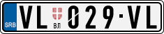 License plate of Serbia, Cars