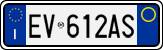 License plate of Italy, Cars (1994 year series)