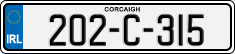 License plate of Ireland, Regular plates
