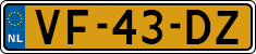 License plate of the Netherlands, Commercial Vehicles (1951-1994 system)