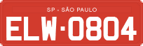 License plate of Brazil, Commercial vehicles (1990)