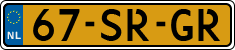 License plate of the Netherlands, Cars