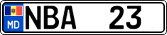License plate of Moldova, Cars (2015)