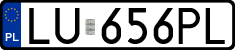 License plates of Poland, Regular car plates