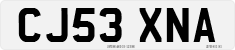 License plate of the United Kingdom, 2001 year system