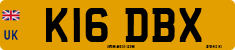 License plate of the United Kingdom, 1983 year system