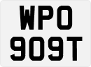 License plate of the United Kingdom, 1963 year system