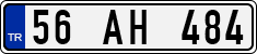 License plate of Turkey, Regular plates