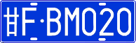 License plate of China, Cars