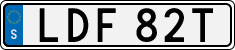 License plate of Sweden, Regular plates